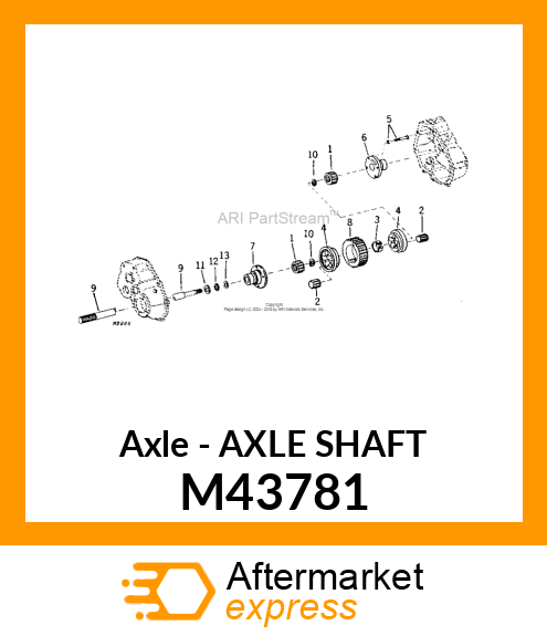 Axle - AXLE SHAFT M43781