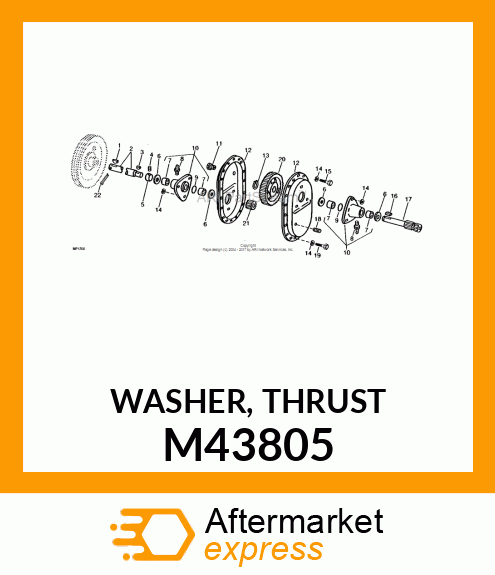 WASHER, THRUST M43805