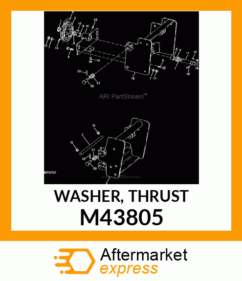 WASHER, THRUST M43805