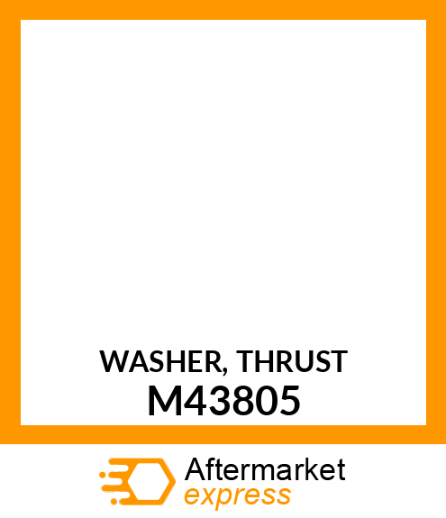 WASHER, THRUST M43805