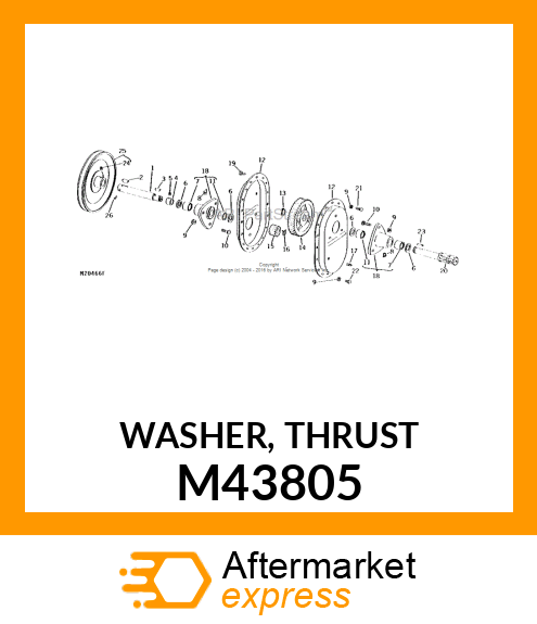 WASHER, THRUST M43805