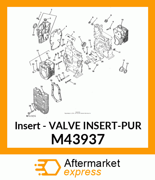Insert - VALVE INSERT-PUR M43937