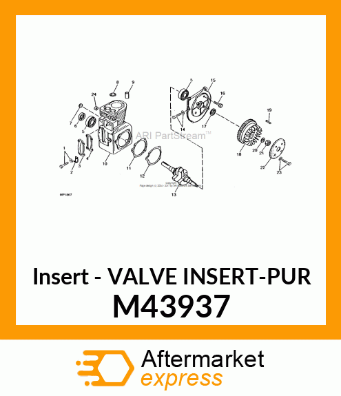 Insert - VALVE INSERT-PUR M43937