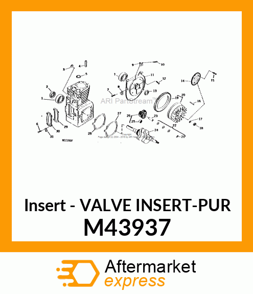 Insert - VALVE INSERT-PUR M43937