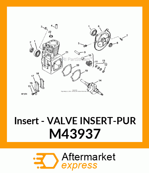 Insert - VALVE INSERT-PUR M43937