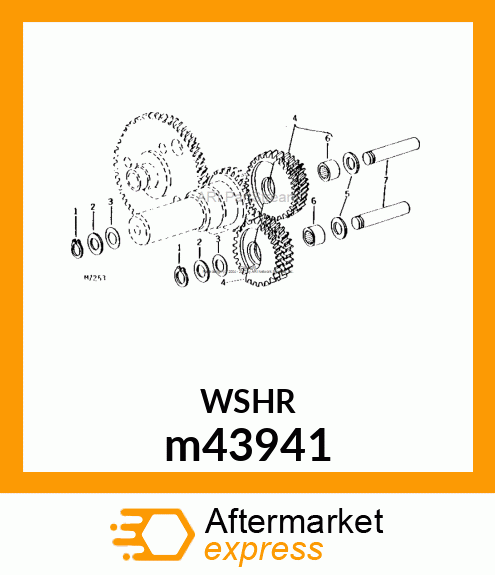 KIT, GEAR SPACER m43941