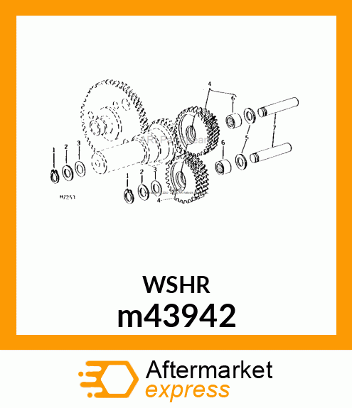 KIT, GEAR SPACER m43942