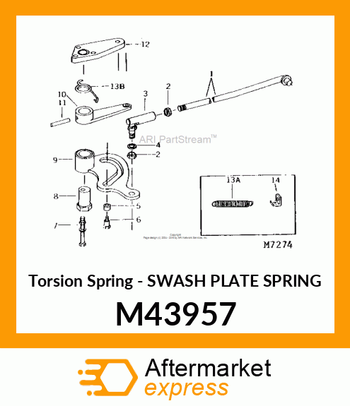 Torsion Spring M43957