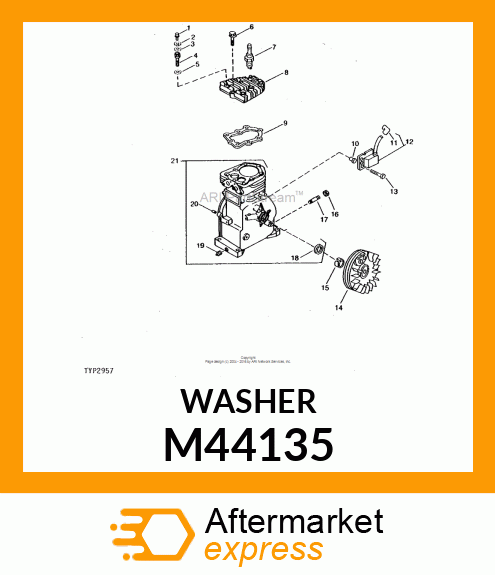 SPECIAL WASHER M44135