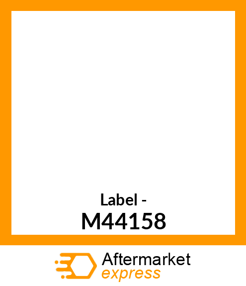 Label - M44158