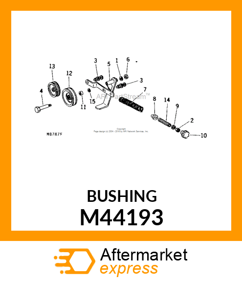 BUSHING, IDLER M44193