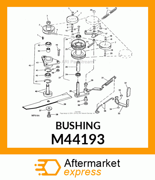 BUSHING, IDLER M44193