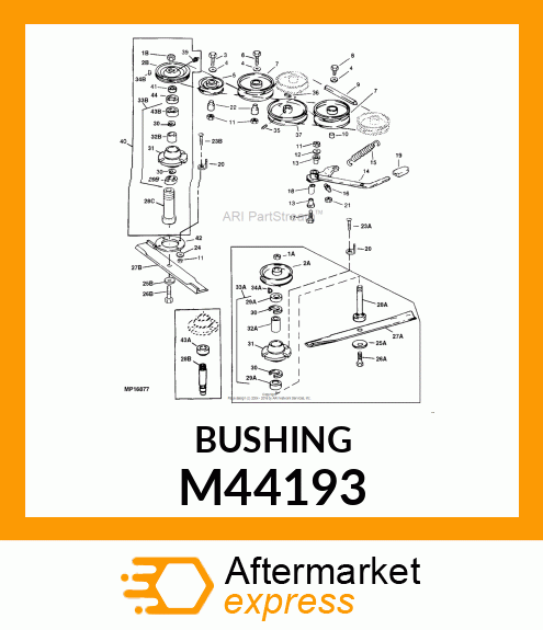 BUSHING, IDLER M44193