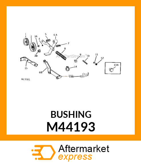 BUSHING, IDLER M44193