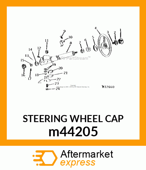 STEERING WHEEL CAP m44205