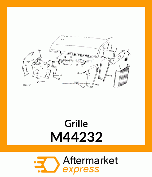 Grille M44232