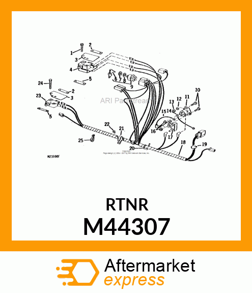 RETAINER, HARNESS M44307