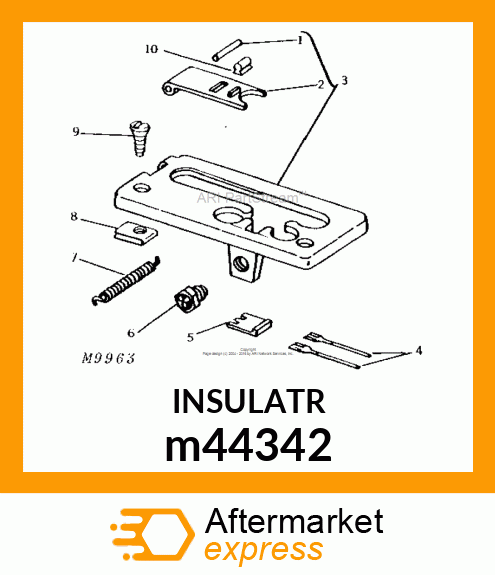 ELECTRICAL CONNECTOR ASSY, TWO WAY m44342