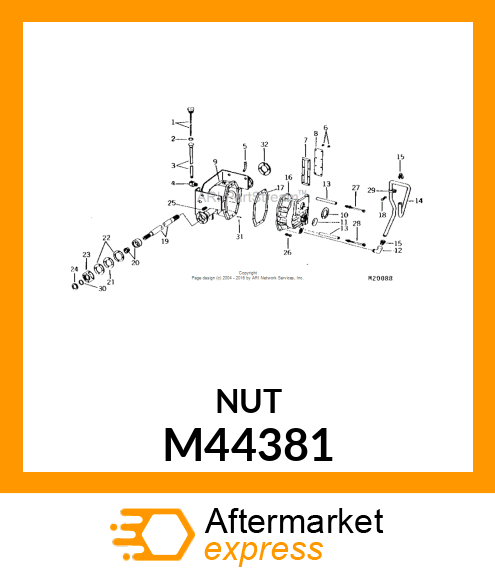 Tube Nut M44381