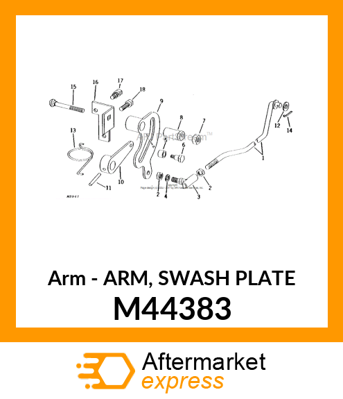 Arm - ARM, SWASH PLATE M44383