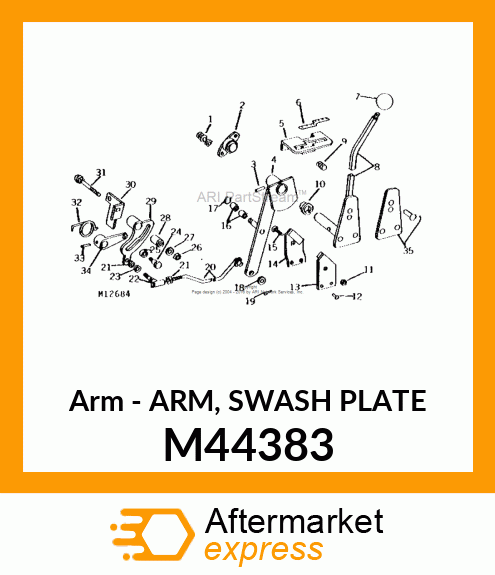 Arm - ARM, SWASH PLATE M44383