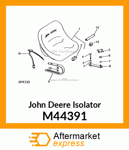 ISOLATOR, 10 FOOT CHANNEL M44391