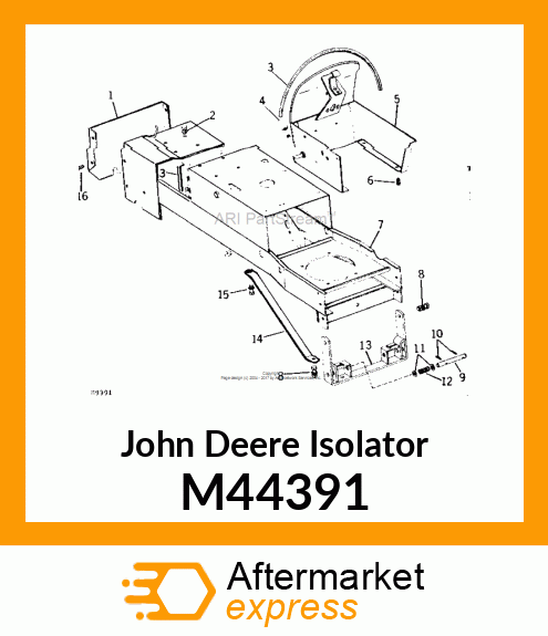 ISOLATOR, 10 FOOT CHANNEL M44391