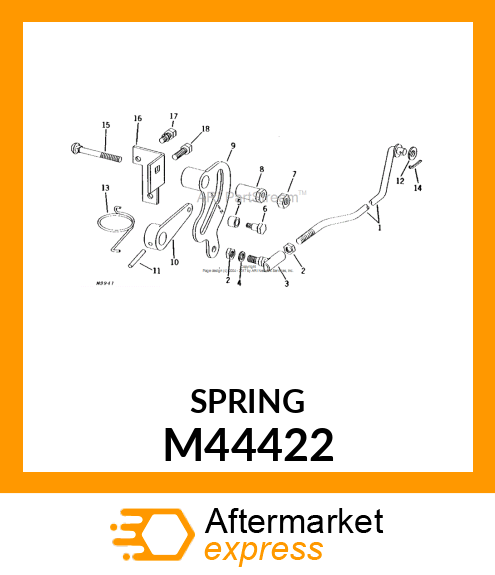 Torsion Spring M44422