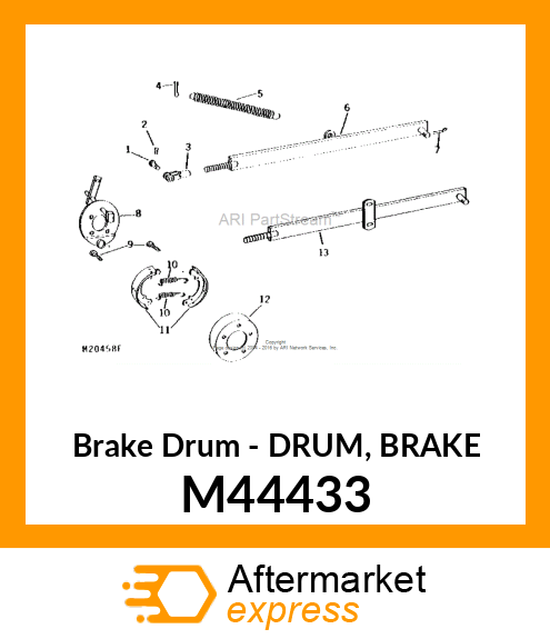 Brake Drum - DRUM, BRAKE M44433