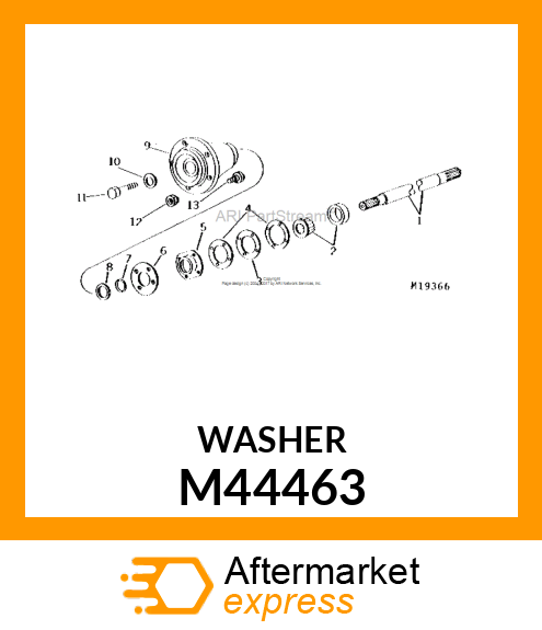 2PK Washer M44463