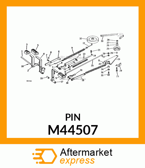 Pin Fastener - DRILLED RIVET (Part is Obsolete) M44507