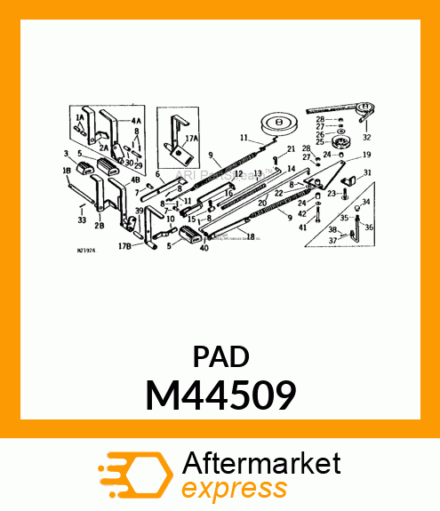 PAD, PEDAL M44509