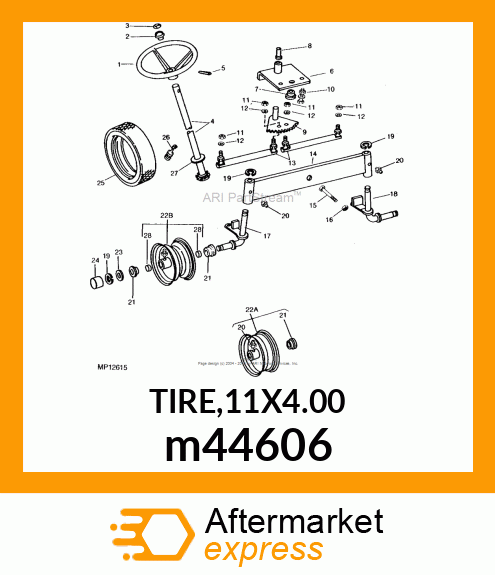 TIRE,11X4.00 m44606