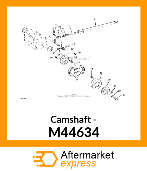 Camshaft - M44634