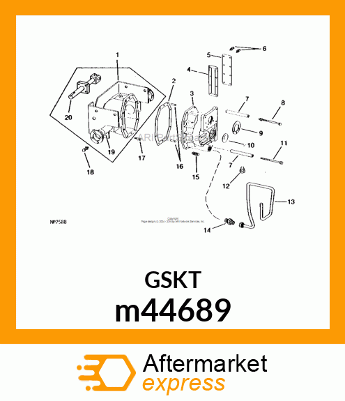 HOUSING GASKET m44689