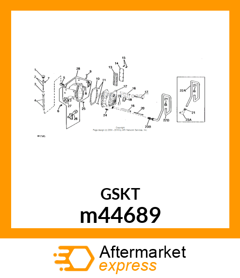 HOUSING GASKET m44689