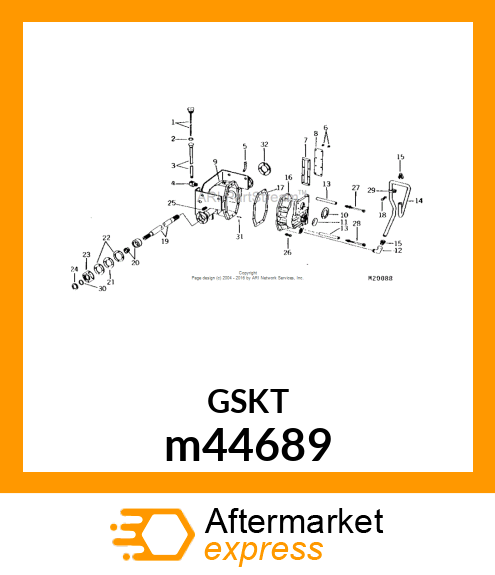 HOUSING GASKET m44689