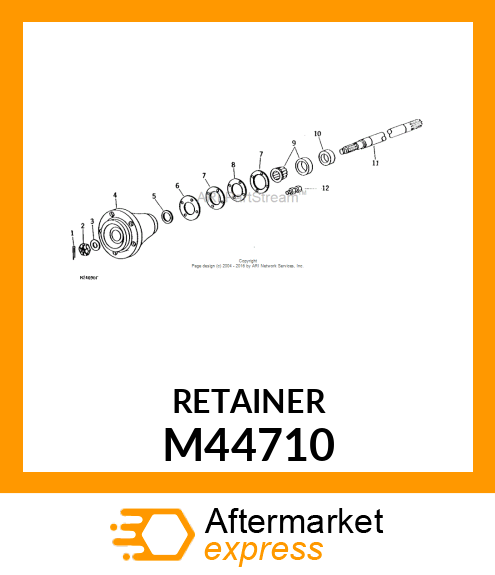 Washer - BEARING RETAINER M44710