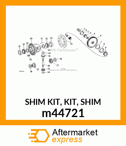 SHIM KIT, KIT, SHIM m44721