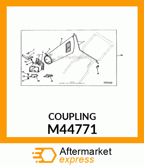 Coupling - CORD FASTENER (Part is Obsolete) M44771