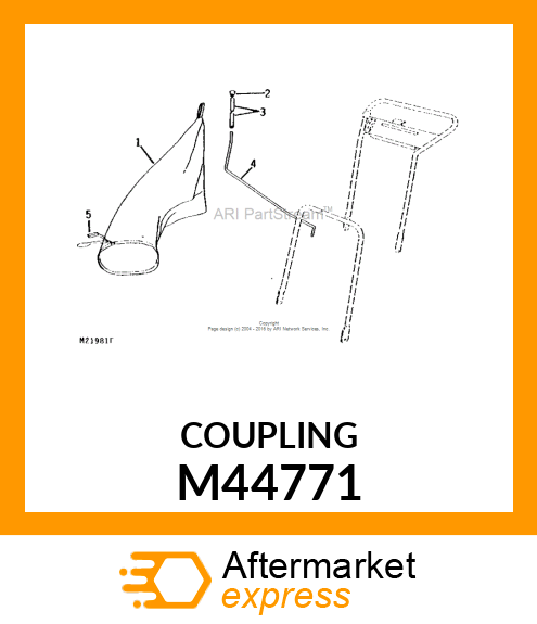 Coupling - CORD FASTENER (Part is Obsolete) M44771