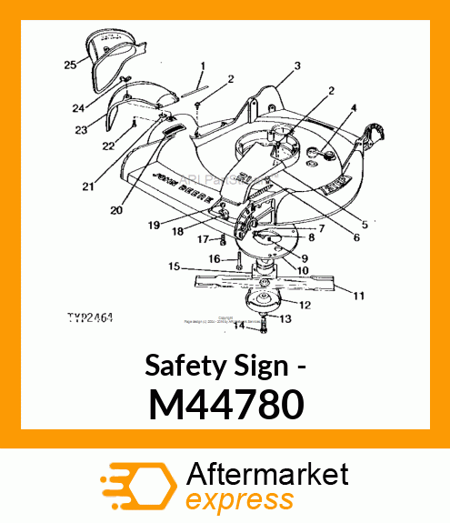 Safety Sign - M44780