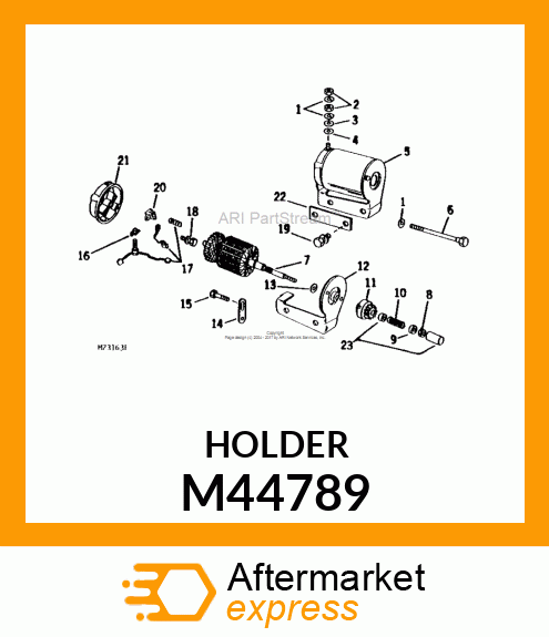 Holder - BRUSH HOLDER M44789