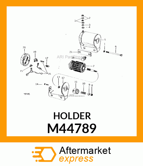 Holder - BRUSH HOLDER M44789