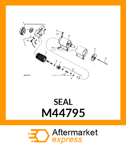 Bushing - INSULATING BUSHING M44795