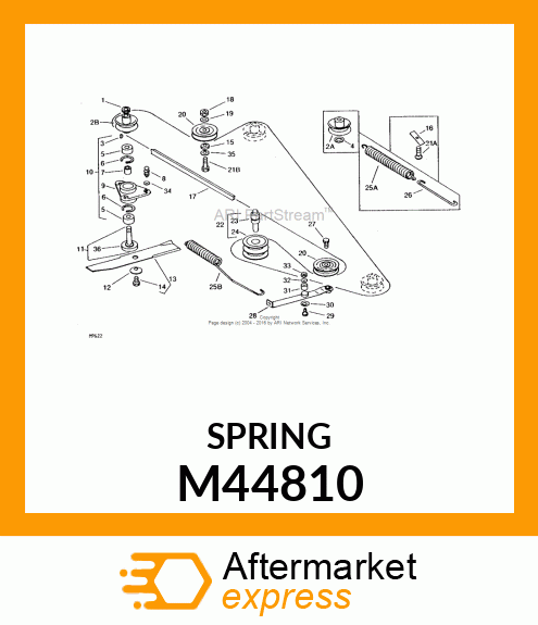 IDLER SPRING 39 M44810