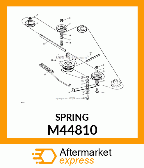 IDLER SPRING 39 M44810