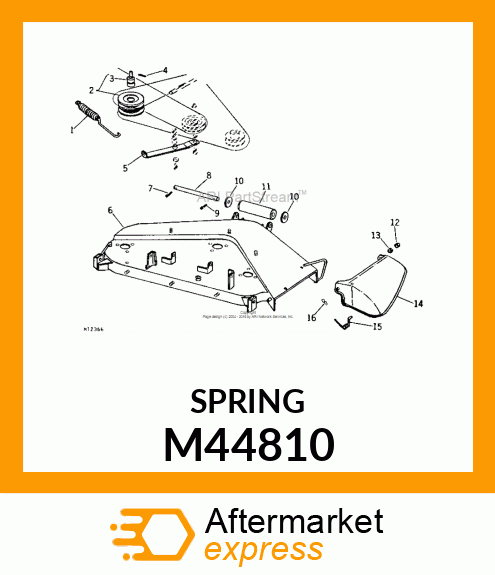 IDLER SPRING 39 M44810