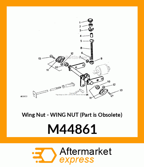 Wing Nut - WING NUT (Part is Obsolete) M44861