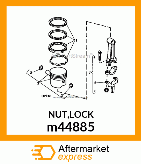 NUT,LOCK m44885